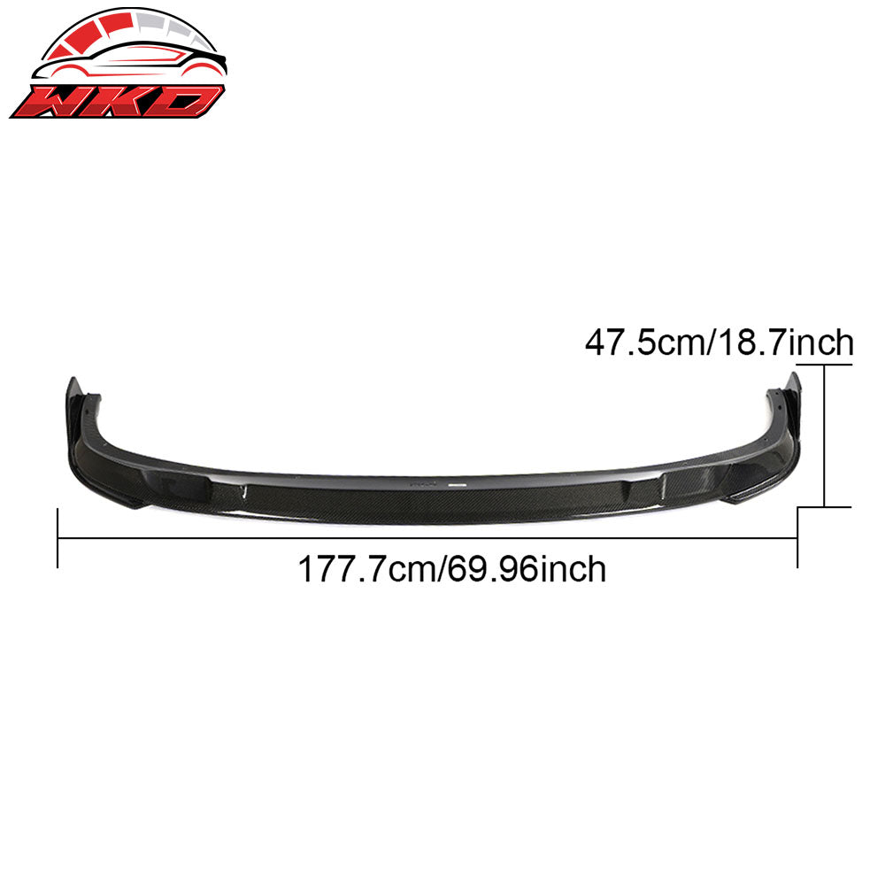 Fits 23-26 BMW G20 LCI M340i M Sport Carbon Fiber Front Bumper Lip 3D Style Kit