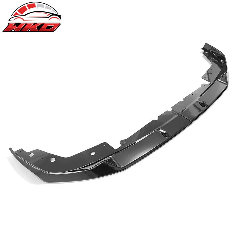 Fits 23-26 BMW G20 M Sport M340i Front Bumper Lip M Performance 2PC Gloss Black