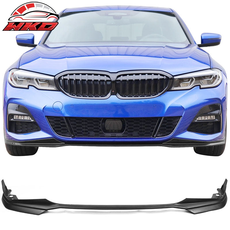 Wholesale 19-22 BMW G20 M Sport & M340i M Performance Front Bumper Lip - Matte Black