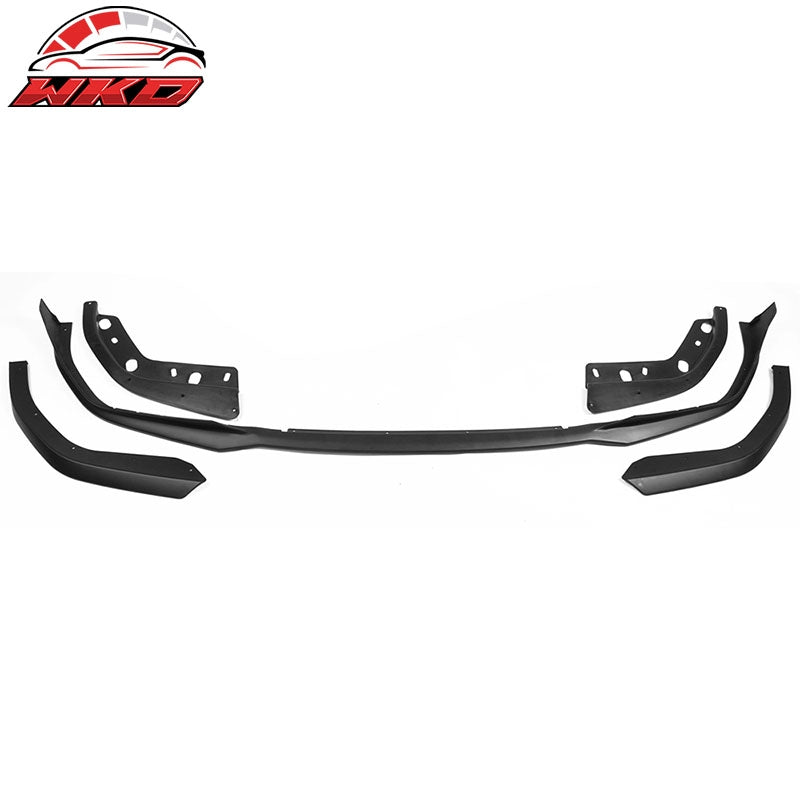 Fits 19-22 BMW G20 M Sport & M340i M Performance Front Bumper Lip - Matte Black