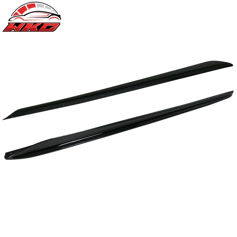 Fits 19-26 BMW G20 M Sport Bumper M-Performance Side Skirt Gloss Black 2PC - ABS