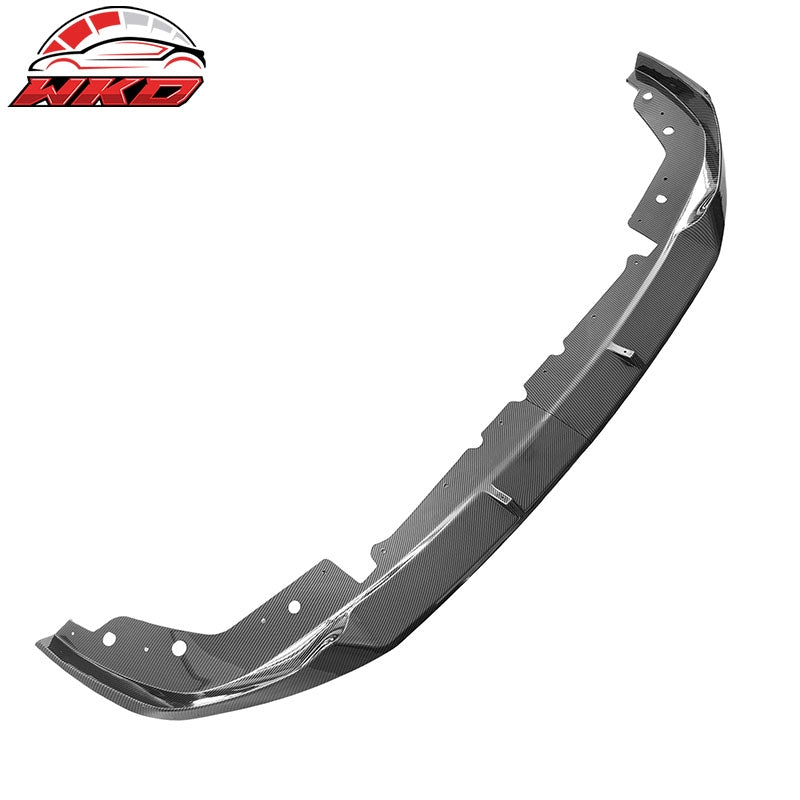 Fits 23-26 BMW G20 M340i M Performance 2PC Front Bumper Lip Carbon Fiber Print