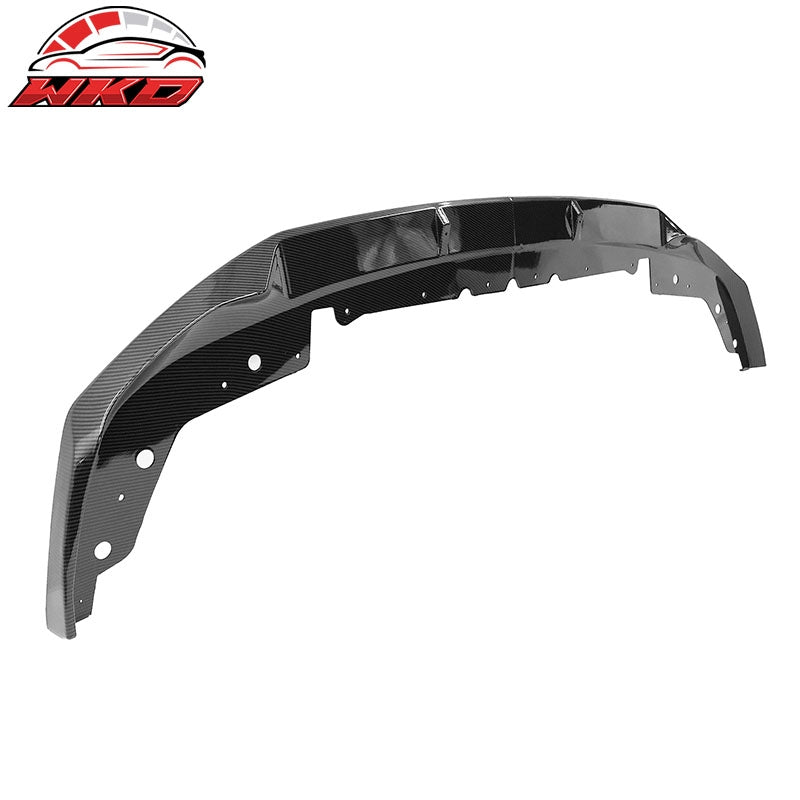 Fits 23-26 BMW G20 M340i M Performance 2PC Front Bumper Lip Carbon Fiber Print