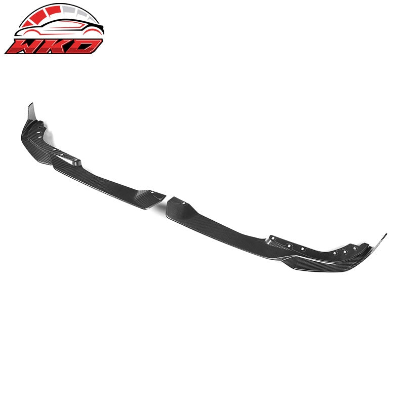 Dry Carbon Fiber Fits 23-26 BMW G20 M340i M Performance 2PC Front Bumper Lip