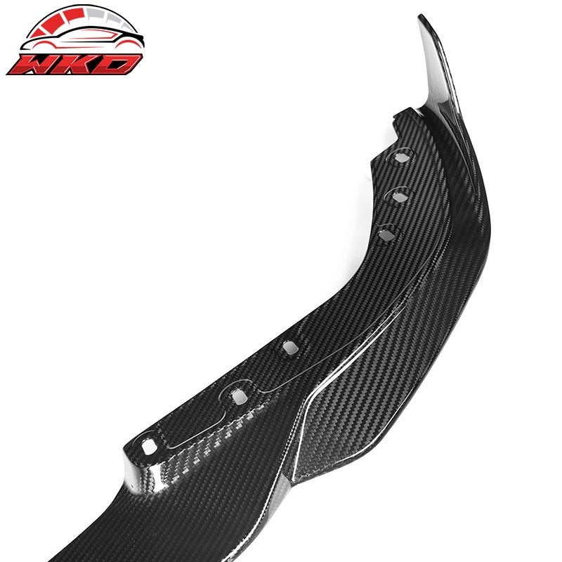 Dry Carbon Fiber Fits 23-26 BMW G20 M340i M Performance 2PC Front Bumper Lip