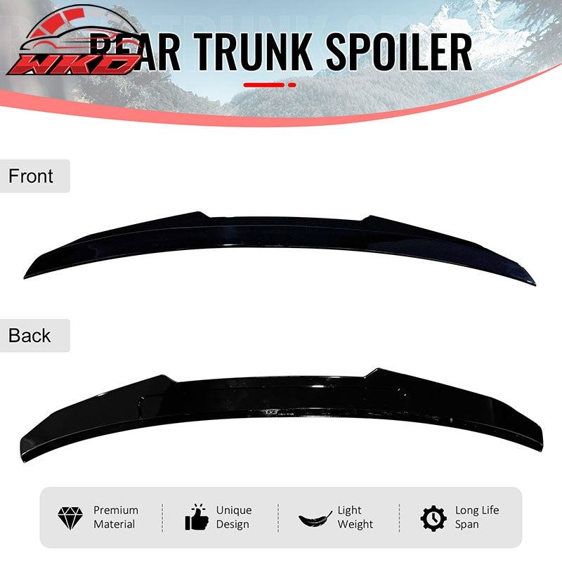 Wholesale 21-26 BMW G22 4-Series G82 M4 Coupe PSM Style Trunk Spoiler Lip Gloss Black - Wikond Auto