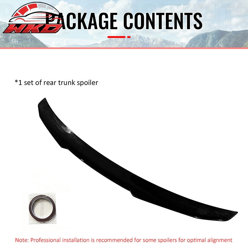 Wholesale 21-26 BMW G22 4-Series G82 M4 Coupe PSM Style Trunk Spoiler Lip Gloss Black - Wikond Auto