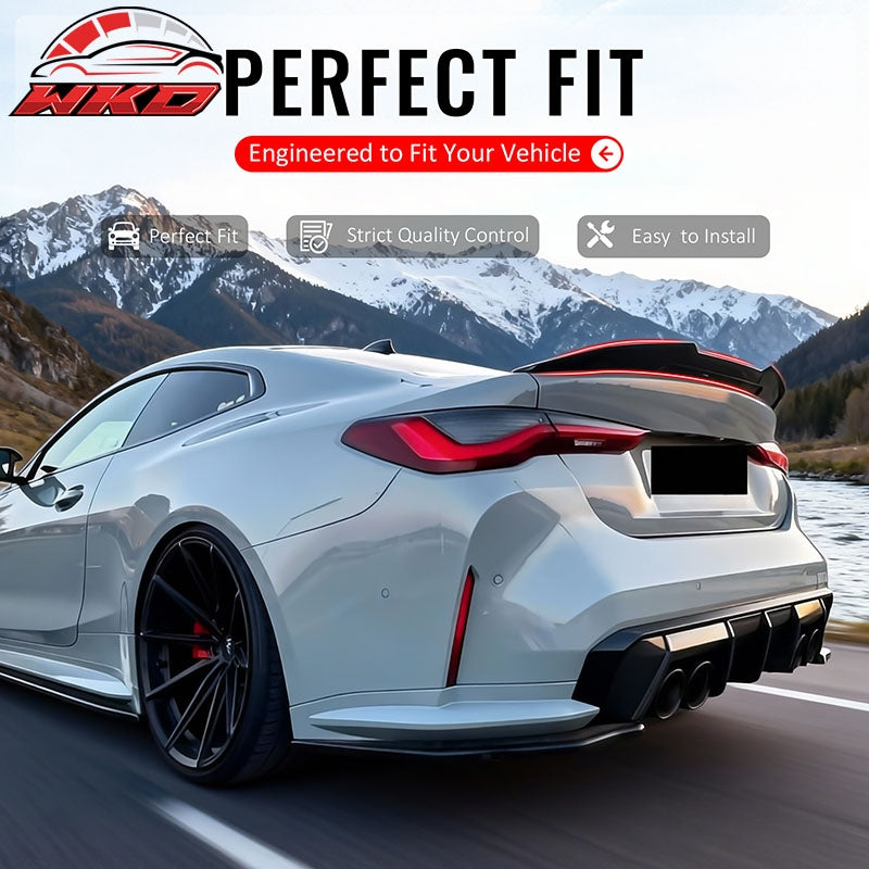 Wholesale 21-26 BMW G22 4-Series G82 M4 Coupe PSM Trunk Spoiler Carbon Fiber Print - Wikond Auto
