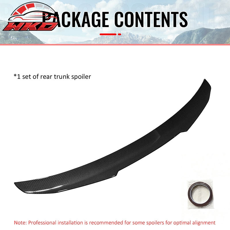 Wholesale 21-26 BMW G22 4-Series G82 M4 Coupe PSM Trunk Spoiler Carbon Fiber Print - Wikond Auto