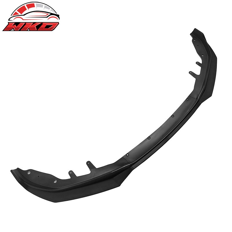 Fits 21-27 BMW G22 G23 4-Series Matte Black Front Bumper Lip Spoiler Chin PP 3PC