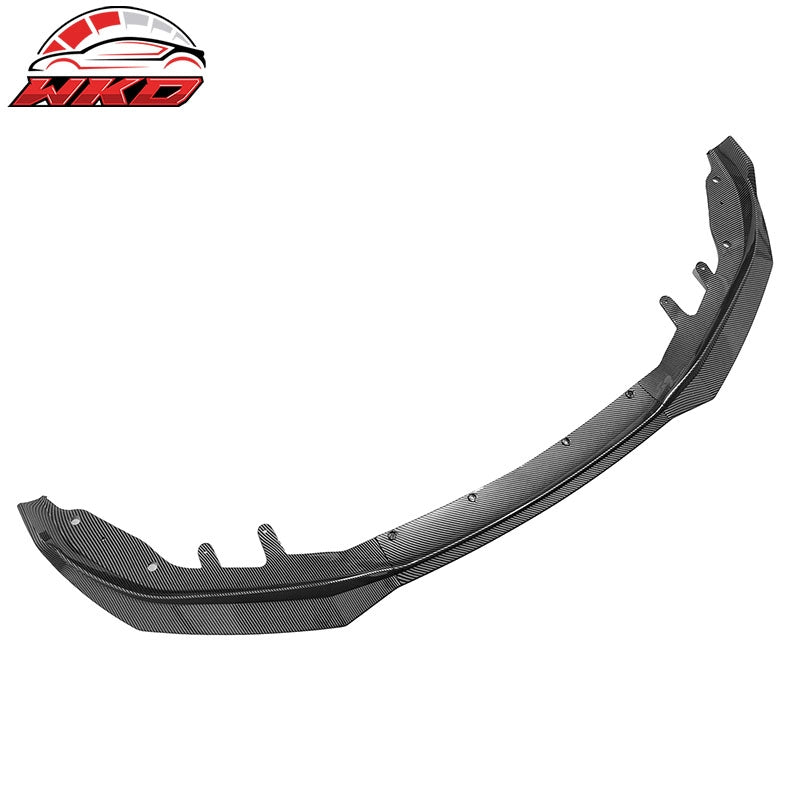 Fits 21-27 BMW G22 G23 4-Series M440i M Sport Front Lip Carbon Fiber Print - PP