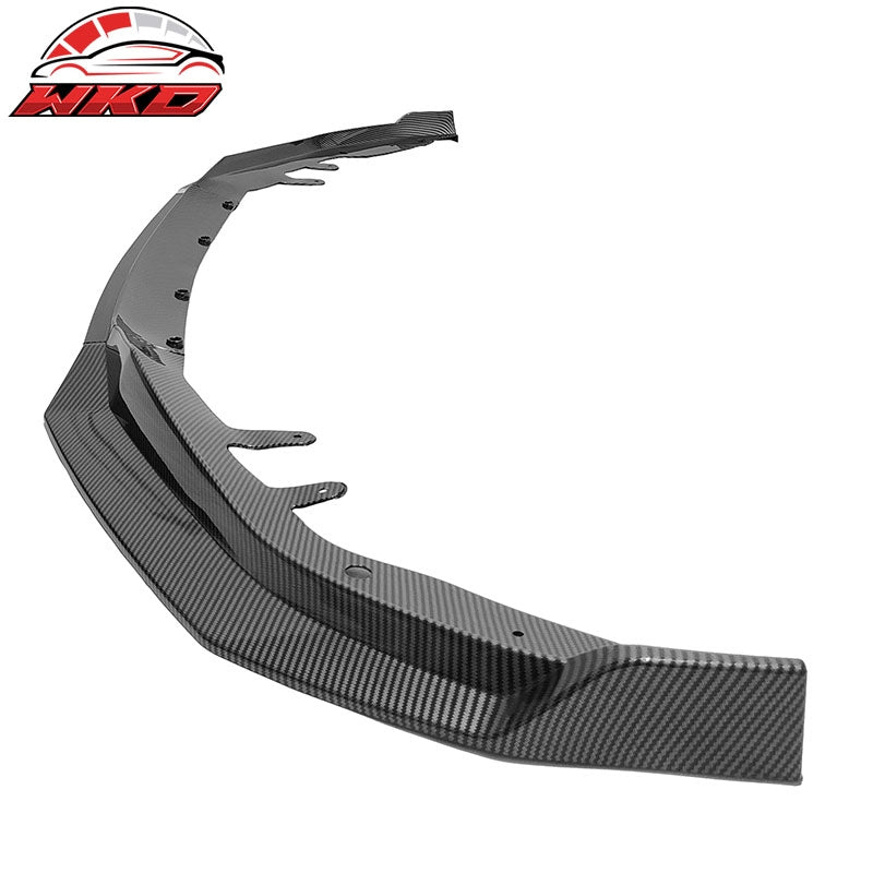 Fits 21-27 BMW G22 G23 4-Series M440i M Sport Front Lip Carbon Fiber Print - PP