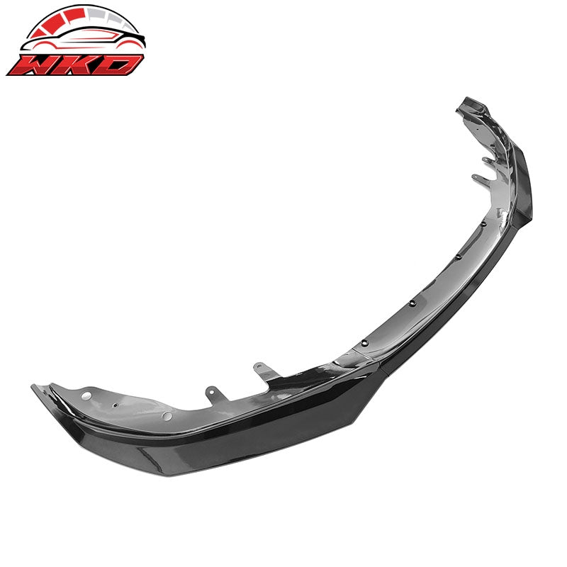 Fits 21-27 BMW G22 G23 4-Series M440i M Sport Front Bumper Lip Gloss Black - PP