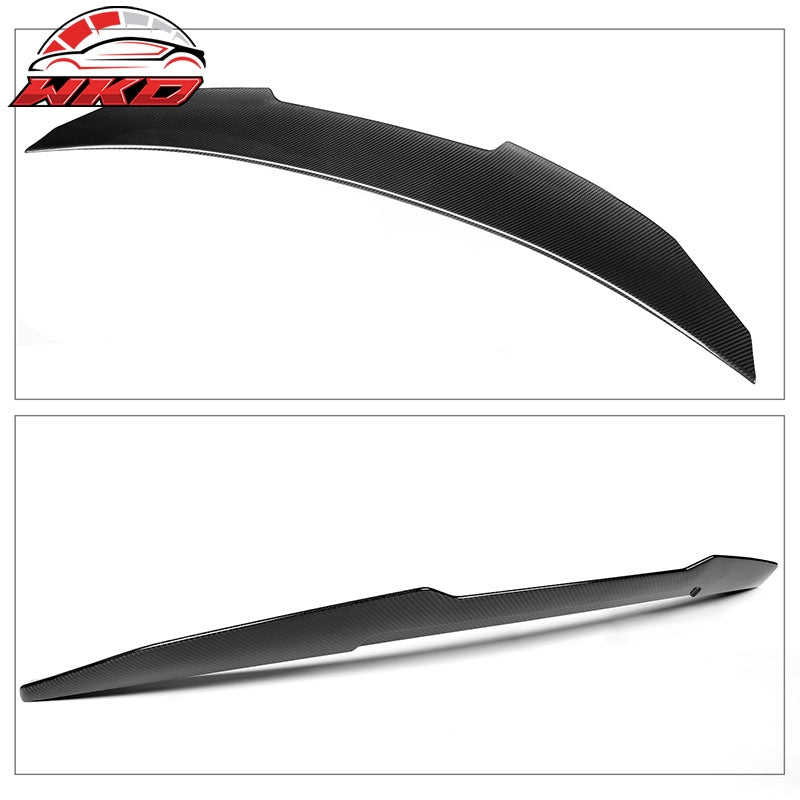 Dry Carbon Fiber Fit 21-26 BMW G22 4 Series G82 M4 Coupe PSM Style Trunk Spoiler