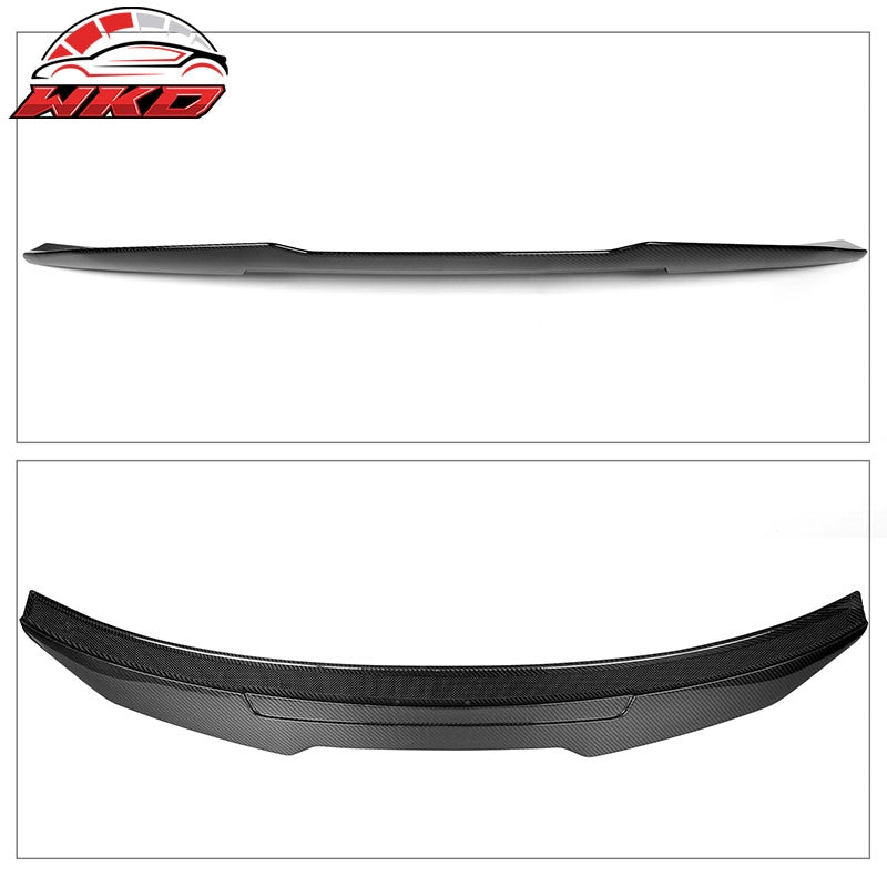 Dry Carbon Fiber Fit 21-26 BMW G22 4 Series G82 M4 Coupe PSM Style Trunk Spoiler