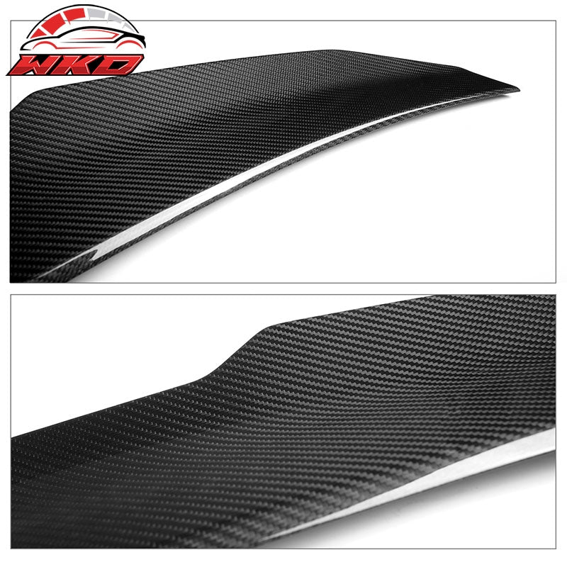 Dry Carbon Fiber Fit 21-26 BMW G22 4 Series G82 M4 Coupe PSM Style Trunk Spoiler