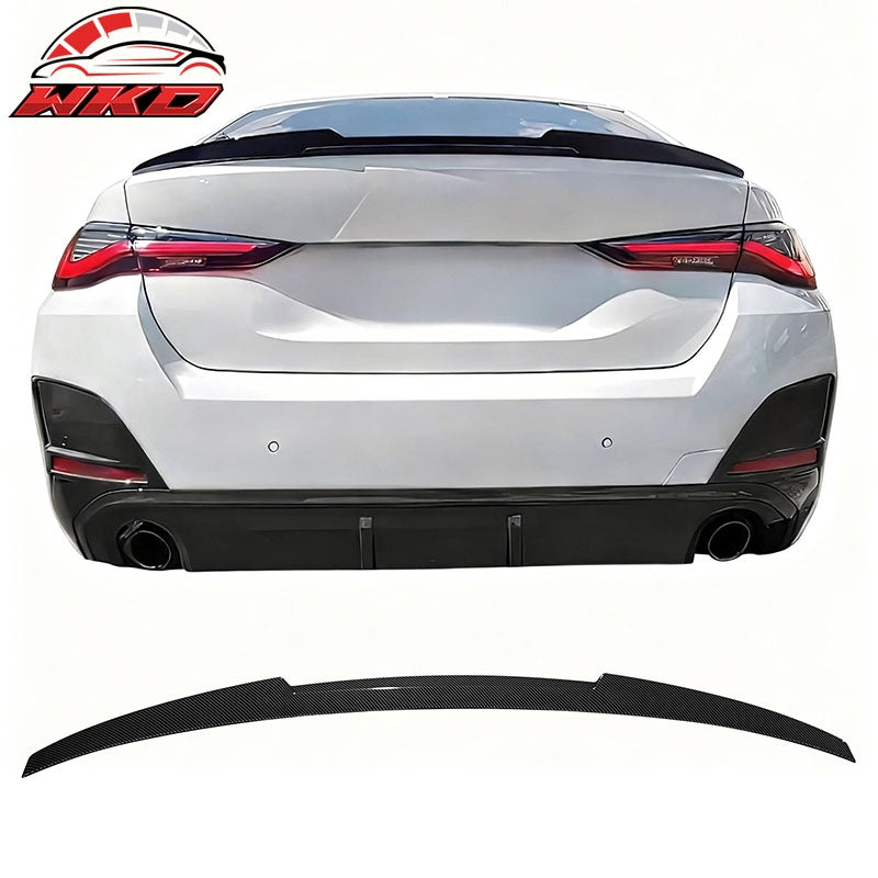 Wholesale 22-26 BMW G26 4-Series Gran Coupe & i4 M4 Trunk Spoiler Carbon Fiber Print - Wikond Auto
