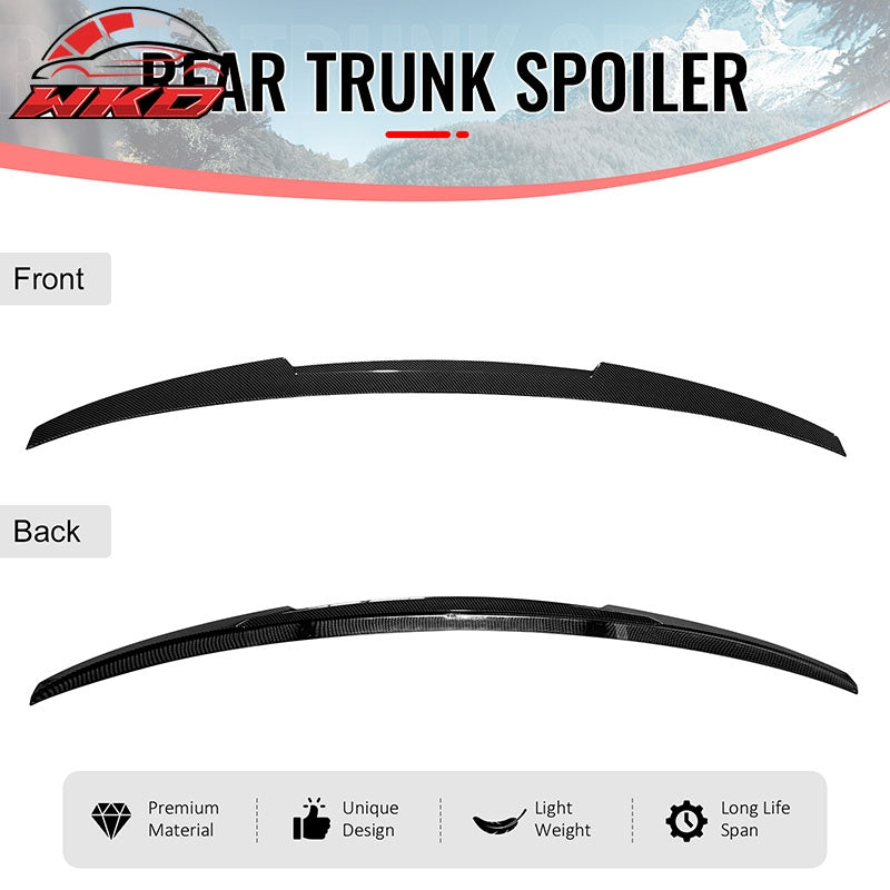 Wholesale 22-26 BMW G26 4-Series Gran Coupe & i4 M4 Trunk Spoiler Carbon Fiber Print - Wikond Auto