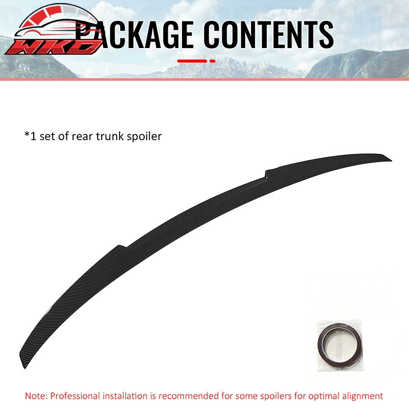 Wholesale 22-26 BMW G26 4-Series Gran Coupe & i4 M4 Trunk Spoiler Carbon Fiber Print - Wikond Auto