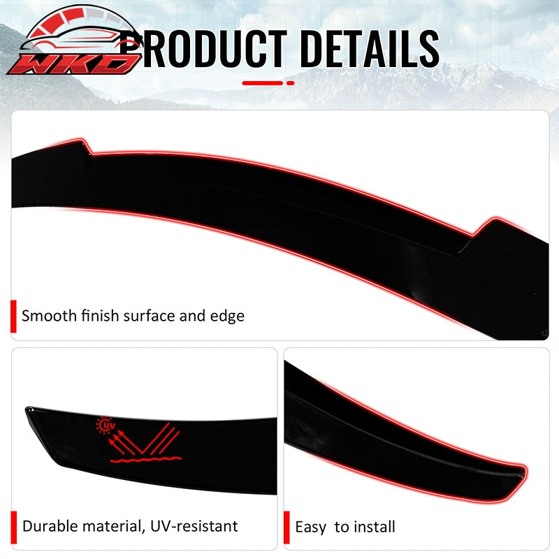 Wholesale 22-26 BMW G26 4-Series Gran Coupe & i4 M4 Style Trunk Spoiler Gloss Black - Wikond Auto