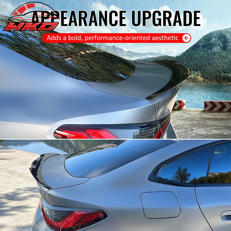 Wholesale 22-26 BMW G26 4-Series Gran Coupe & i4 M4 Style Trunk Spoiler Gloss Black - Wikond Auto