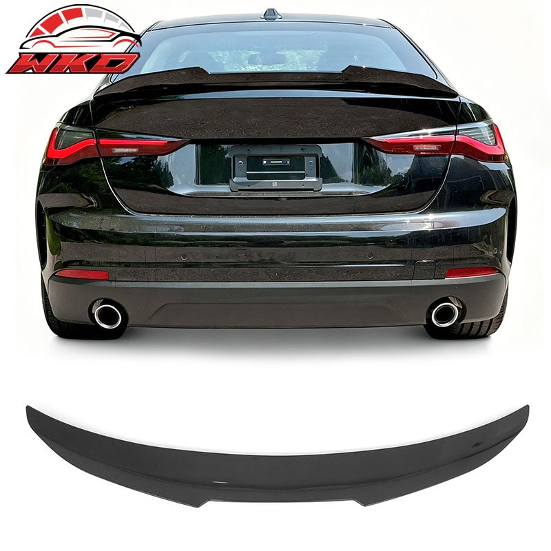 Wholesale 2021-2026 BMW G26 4 Series Gran Coupe i4 PSM Trunk Spoiler Gloss Black ABS - Wikond Auto