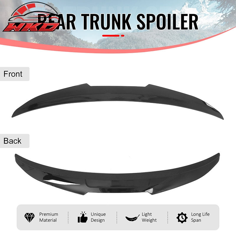 Wholesale 2021-2026 BMW G26 4 Series Gran Coupe i4 PSM Trunk Spoiler Gloss Black ABS - Wikond Auto