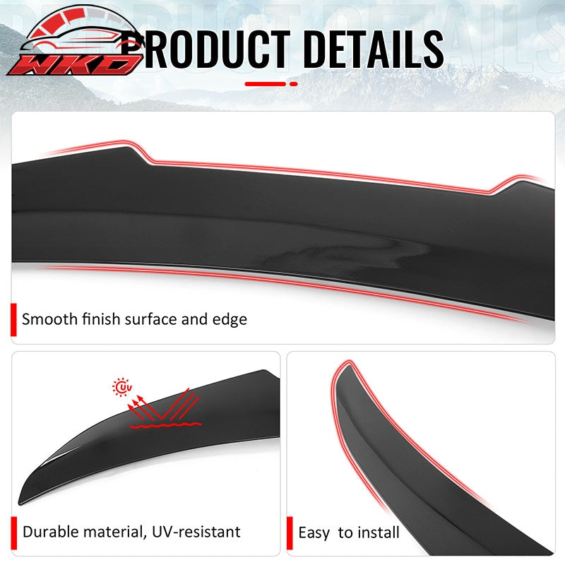 Wholesale 2021-2026 BMW G26 4 Series Gran Coupe i4 PSM Trunk Spoiler Gloss Black ABS - Wikond Auto