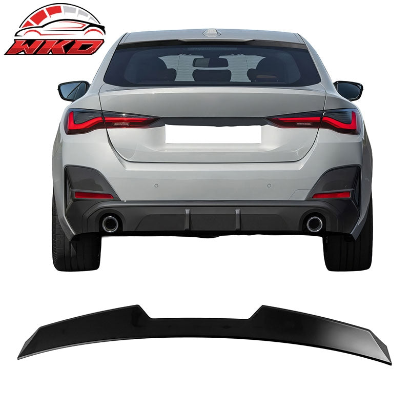 Wholesale 22-26 BMW G26 4-Series Gran Coupe & i4 V Style Roof Spoiler Matte Black