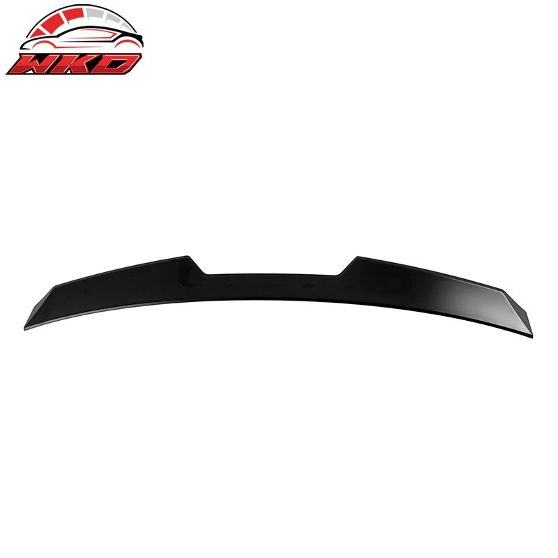 Fits 22-26 BMW G26 4-Series Gran Coupe & i4 V Style Roof Spoiler Matte Black