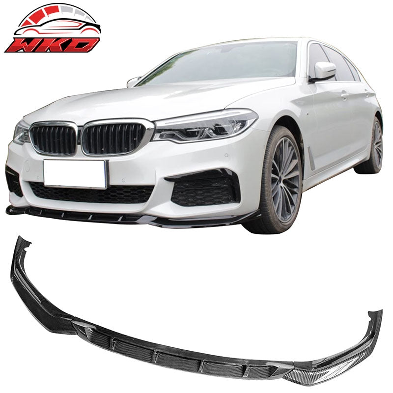 Wholesale For 17-20 BMW G30 530i 540i M Sport GT Style Front Bumper Lip Carbon Fiber Print