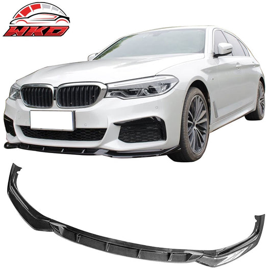 Wholesale For 17-20 BMW G30 530i 540i M Sport GT Style Front Bumper Lip Carbon Fiber Print