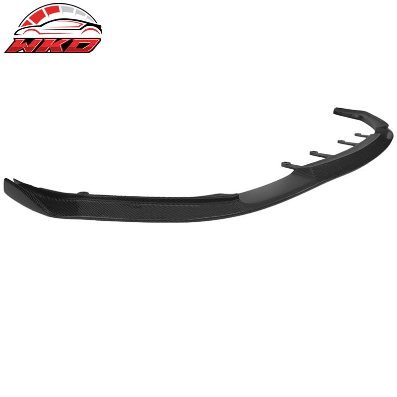 Wholesale 17-20 BMW G30 5 Series M Sport HM Style Front Bumper Lip Matte Carbon Fiber