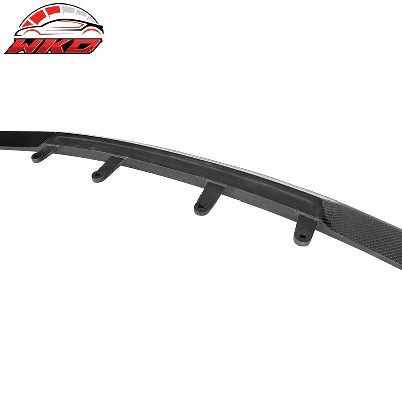 Fits 17-20 BMW G30 5 Series M Sport HM Style Front Bumper Lip Matte Carbon Fiber