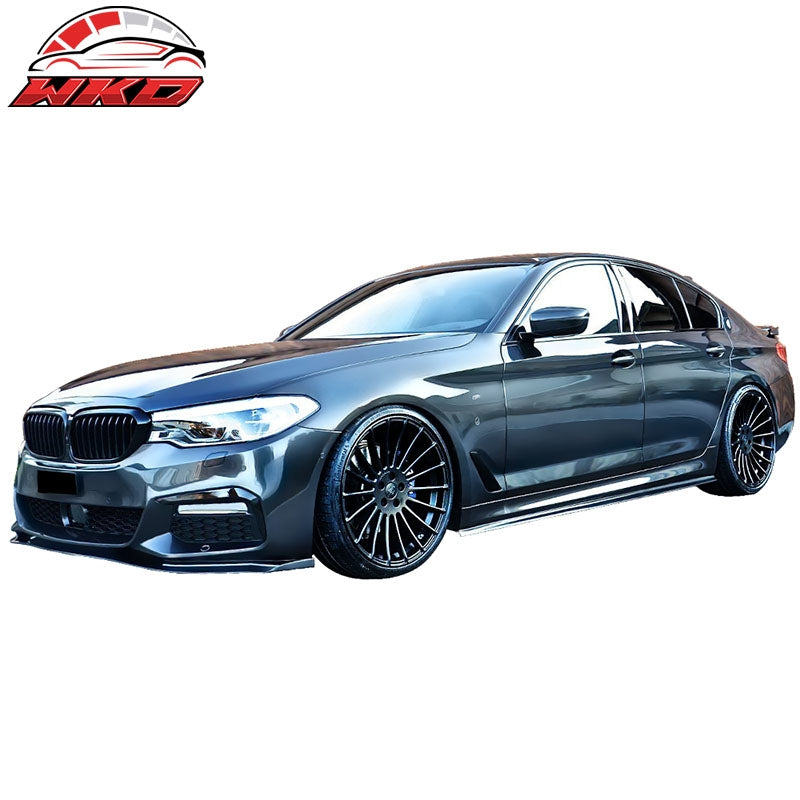 Fits 17-20 BMW G30 5 Series M Sport HM Style Front Bumper Lip