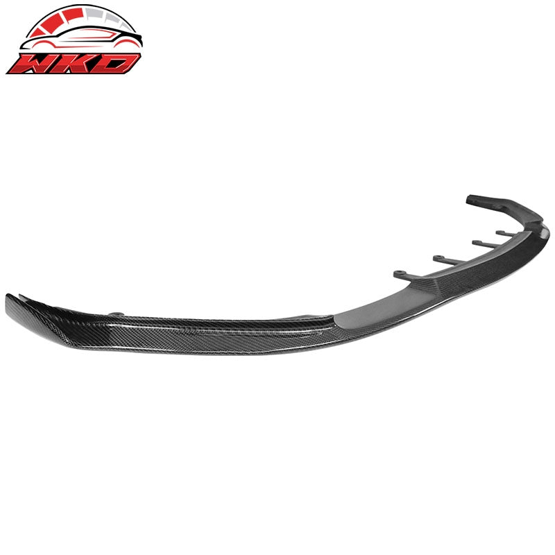 Fits 17-20 BMW G30 5 Series M Sport HM Style Front Bumper Lip Carbon Fiber