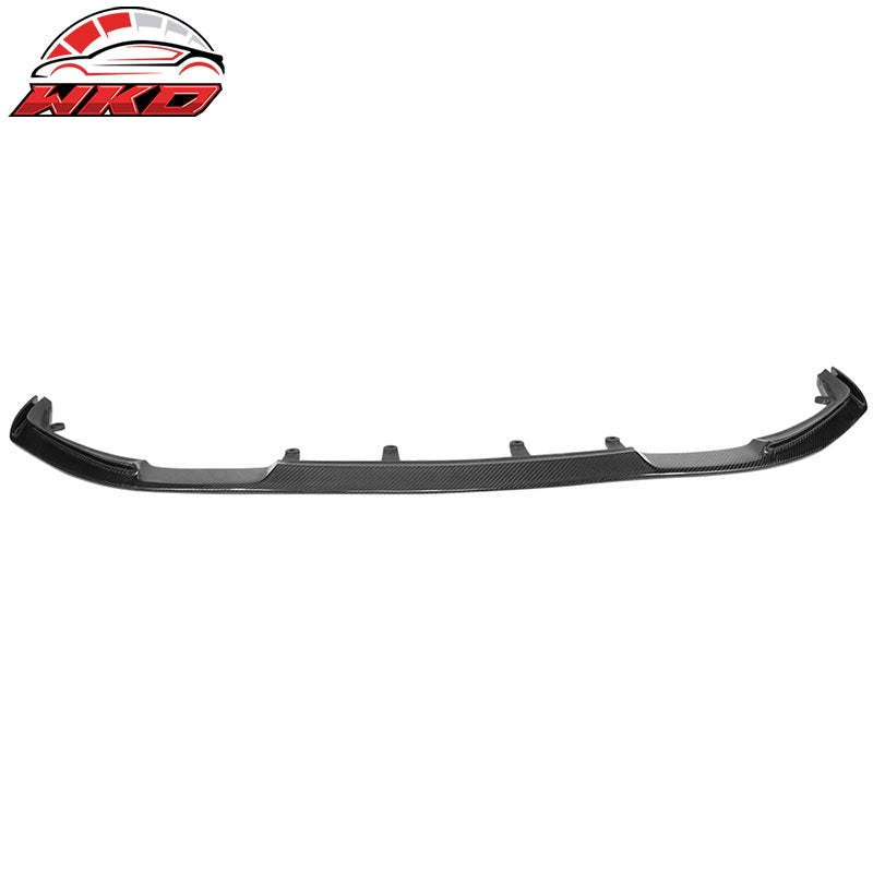 Fits 17-20 BMW G30 5 Series M Sport HM Style Front Bumper Lip Carbon Fiber