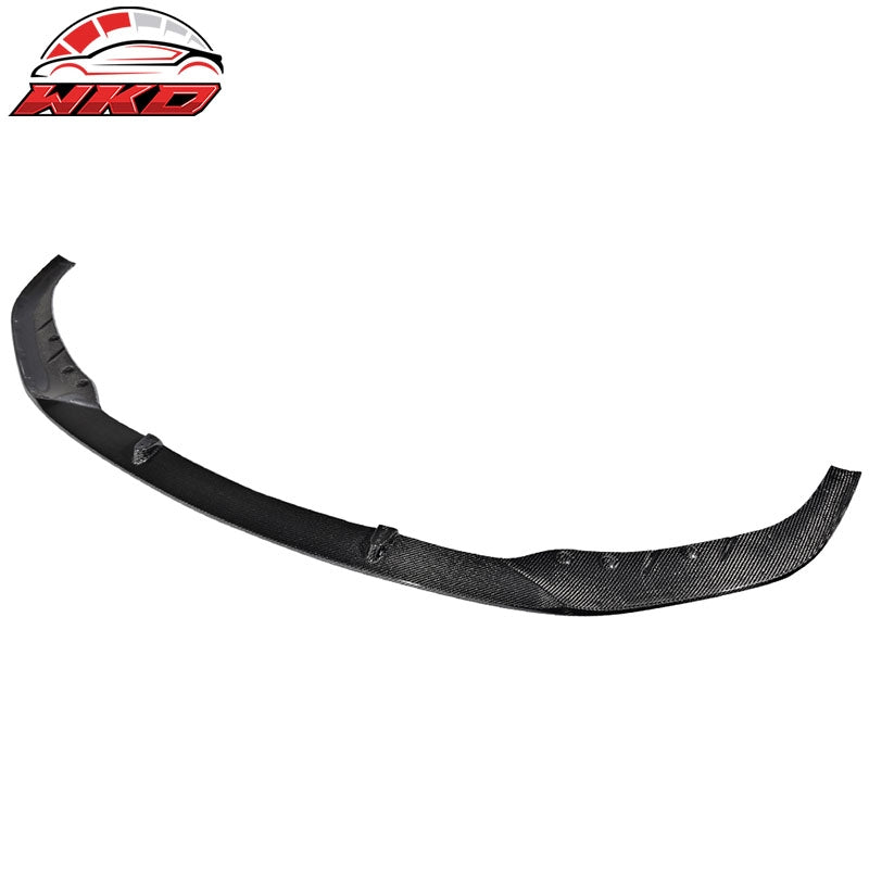 Fits 17-20 BMW G30 5 Series M-Tech MP Style Front Bumper Lip Matte Carbon Fiber