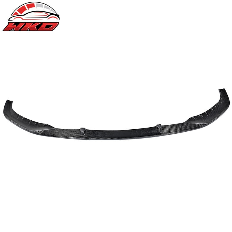 Fits 17-20 BMW G30 5 Series MP Style 3PCS Front Bumper Lip Kit Carbon Fiber CF