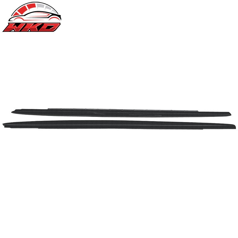 Wholesale 17-23 BMW G30 5 Series MP Style Side Skirts Extension - Matte Carbon Fiber