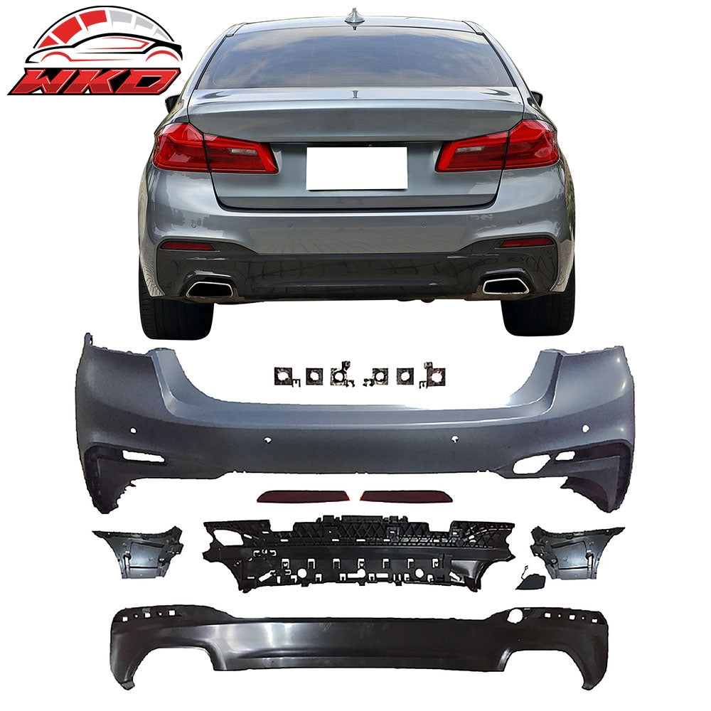 Wholesale 17-20 BMW G30 5 Series Sedan 4DR M-Tech Rear Bumper Cover Conversion W/ PDC
