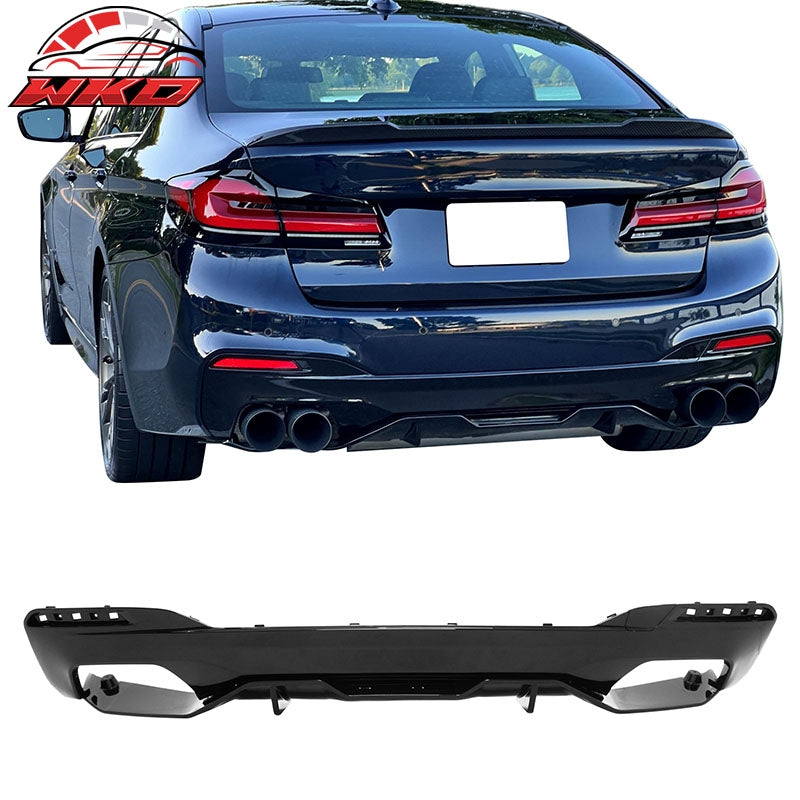Wholesale 17-23 BMW G30 M550i M Sport Gloss Black Rear Diffuser M Performance Style