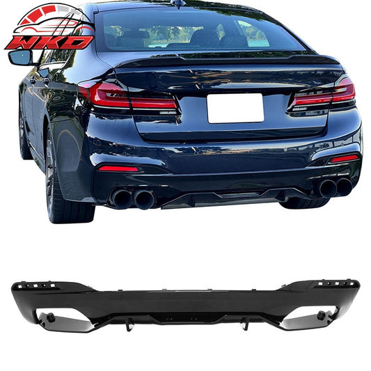 Wholesale 17-23 BMW G30 M550i M Sport Gloss Black Rear Diffuser M Performance Style