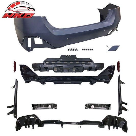 Wholesale 24-26 BMW G60 5-Series Sedan MP Style Rear Bumper Conversion Kit PP - Wikond Auto