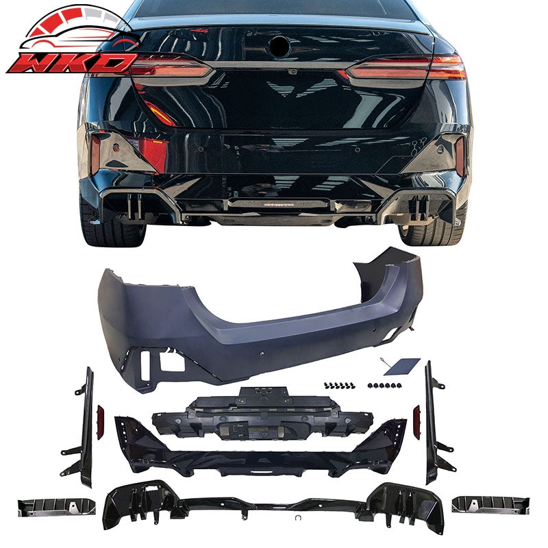 Fits 24-26 BMW G60 5-Series Sedan & i5 MP Style Rear Bumper Conversion Kit PP