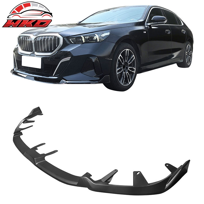Wholesale 24-26 BMW G60 5 Series & i5 IKON Front Bumper Lip Spoiler Matte Black 3PCS - Wikond Auto