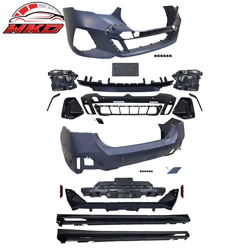 Wholesale 24-26 BMW G60 M Sport Front & M60 Rear Bumper Conversion + MP Rocker Panel