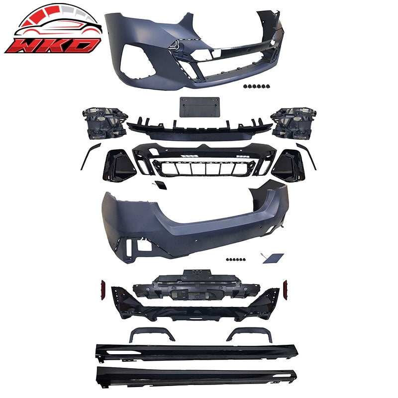 Wholesale 24-26 BMW G60 M Sport Style Front Rear Bumper Conversion + MP Rocker Panel