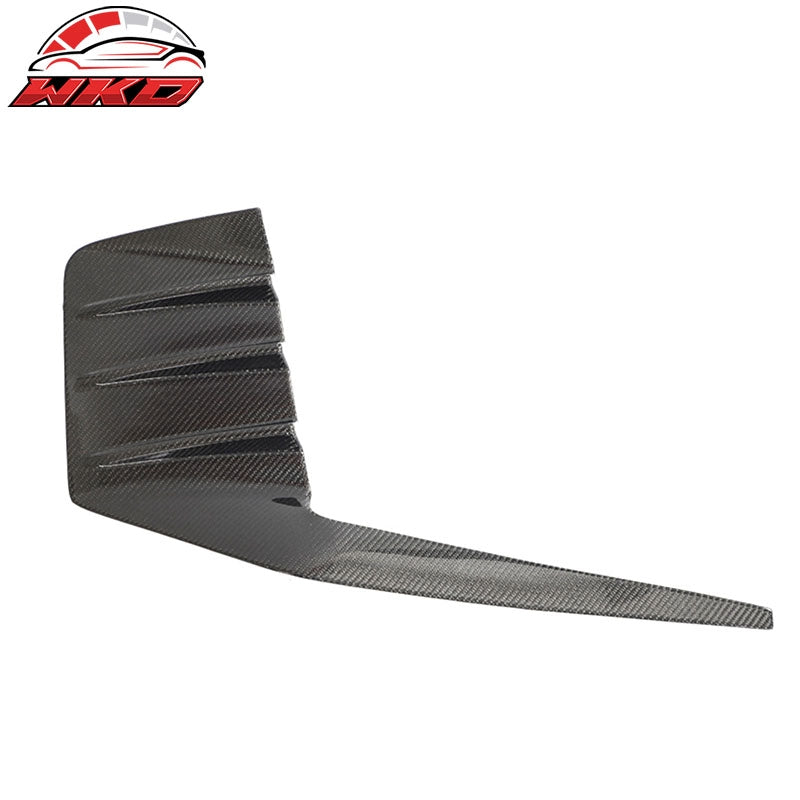 For 23-26 BMW G87 M2 Rear Bumper Side Fins M Performance Style Carbon Fiber Vent