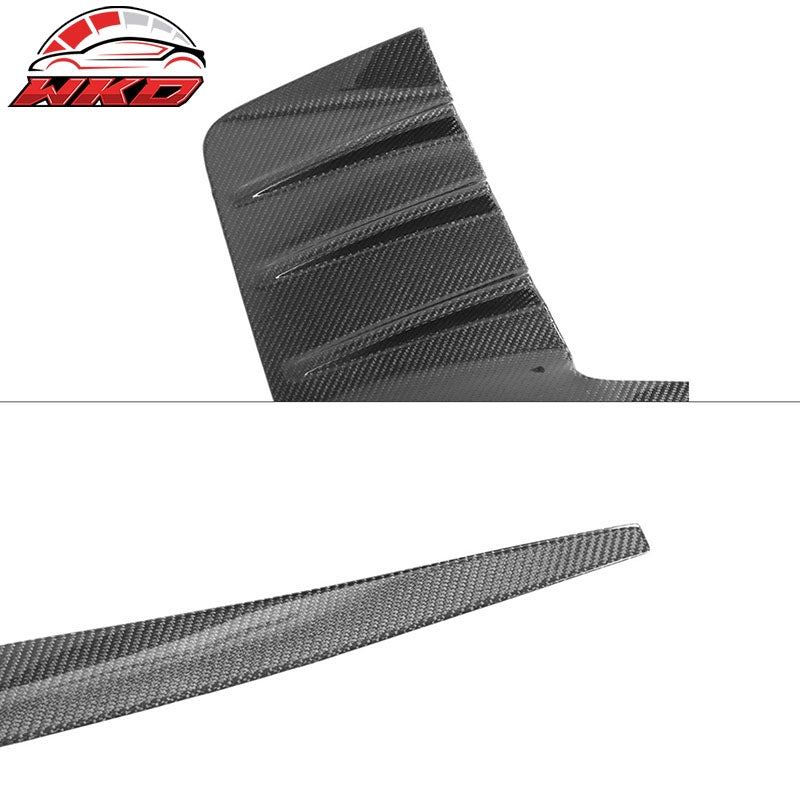 For 23-26 BMW G87 M2 Rear Bumper Side Fins M Performance Style Carbon Fiber Vent